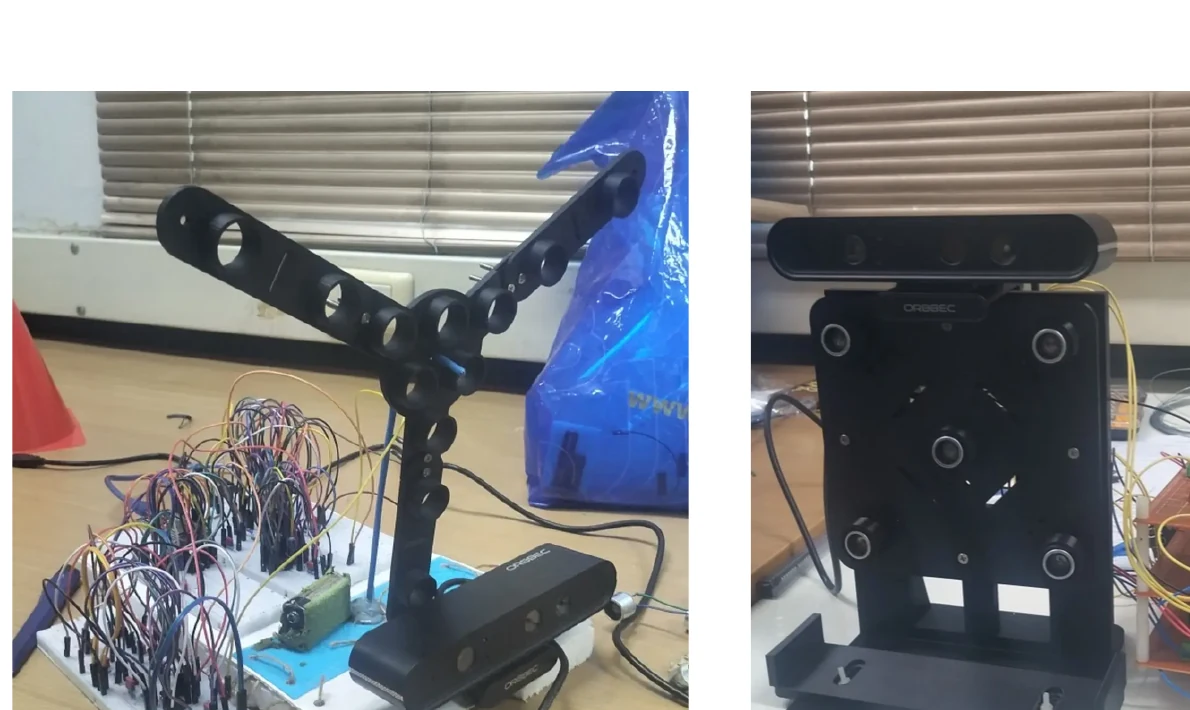 Ultrasonic sensing and depth camera prototype